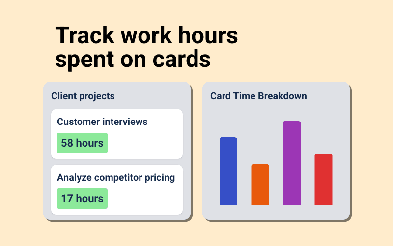 Card Time Tracker device preview